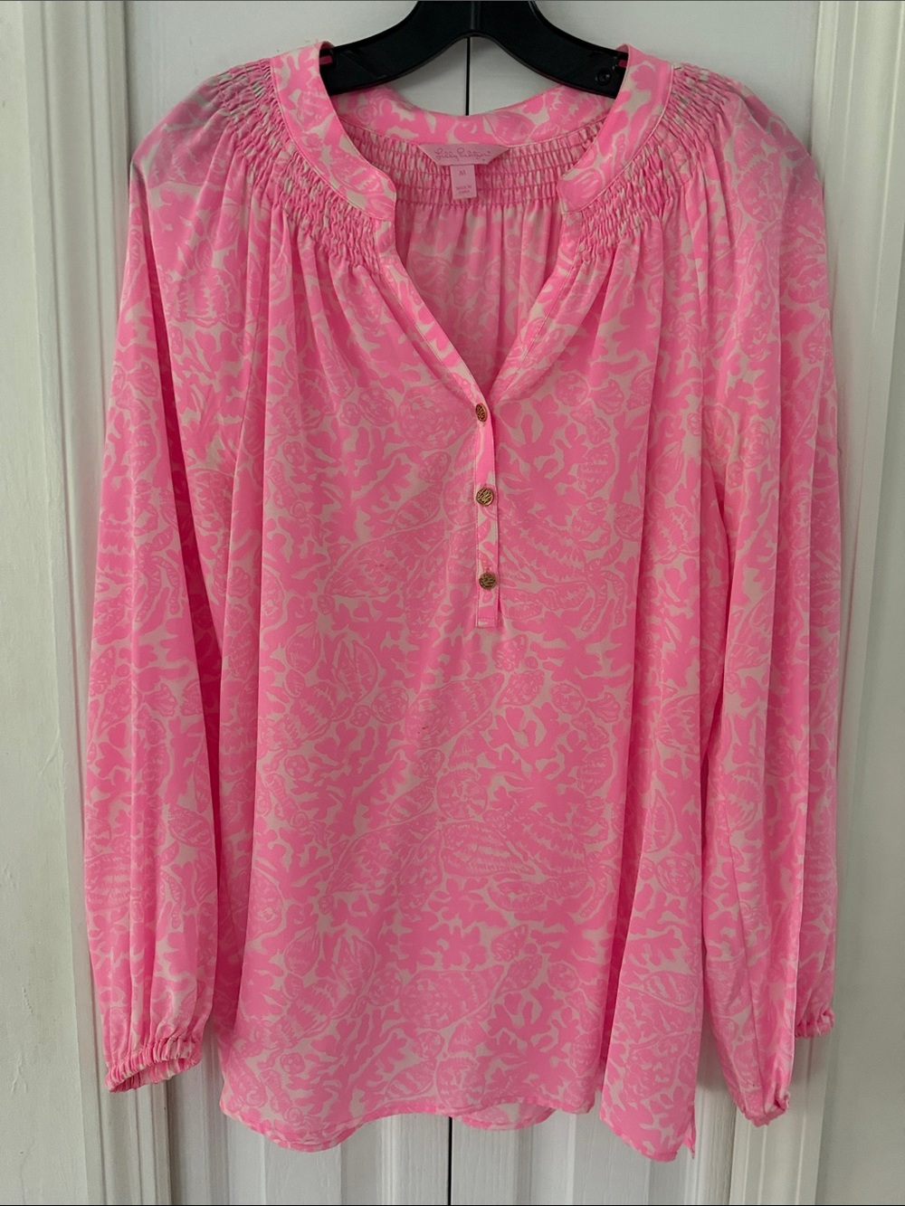 Elsa Shell and Coral design Top